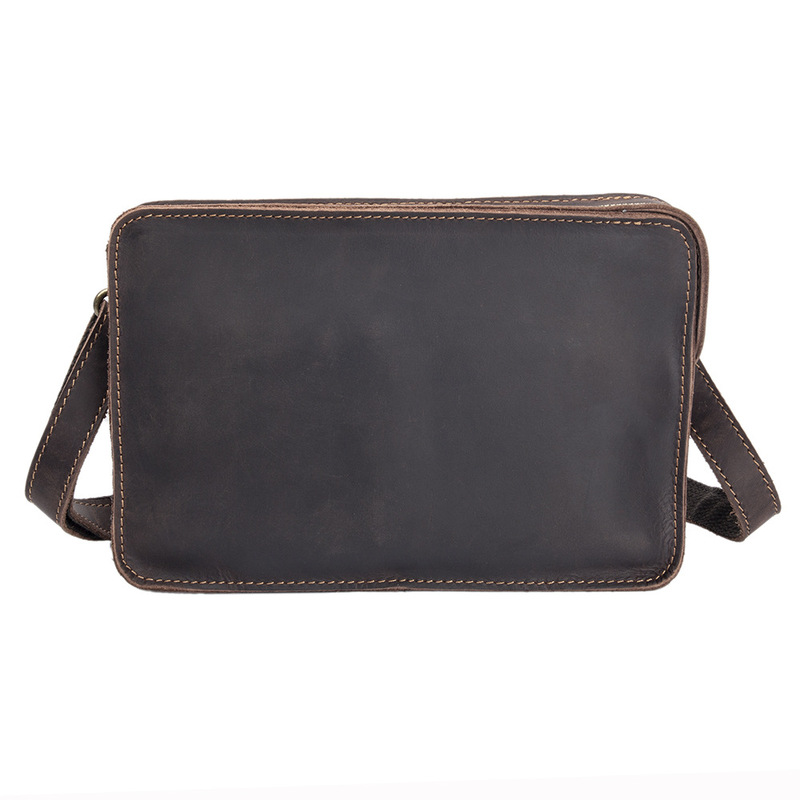 The man is holding a leather s - Interior Design Its review and price