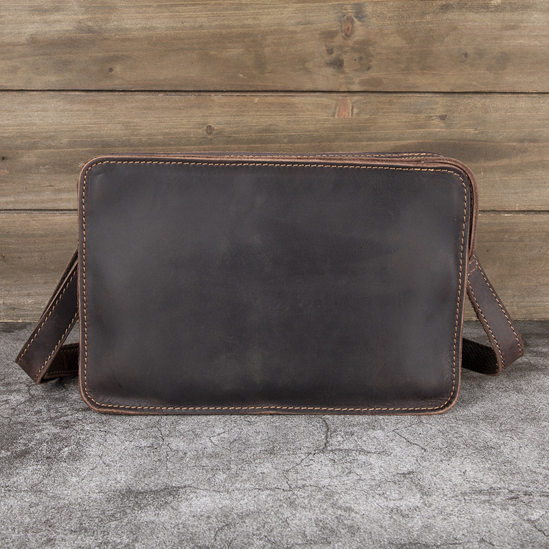 The man is holding a leather s - Interior Design Its review and price