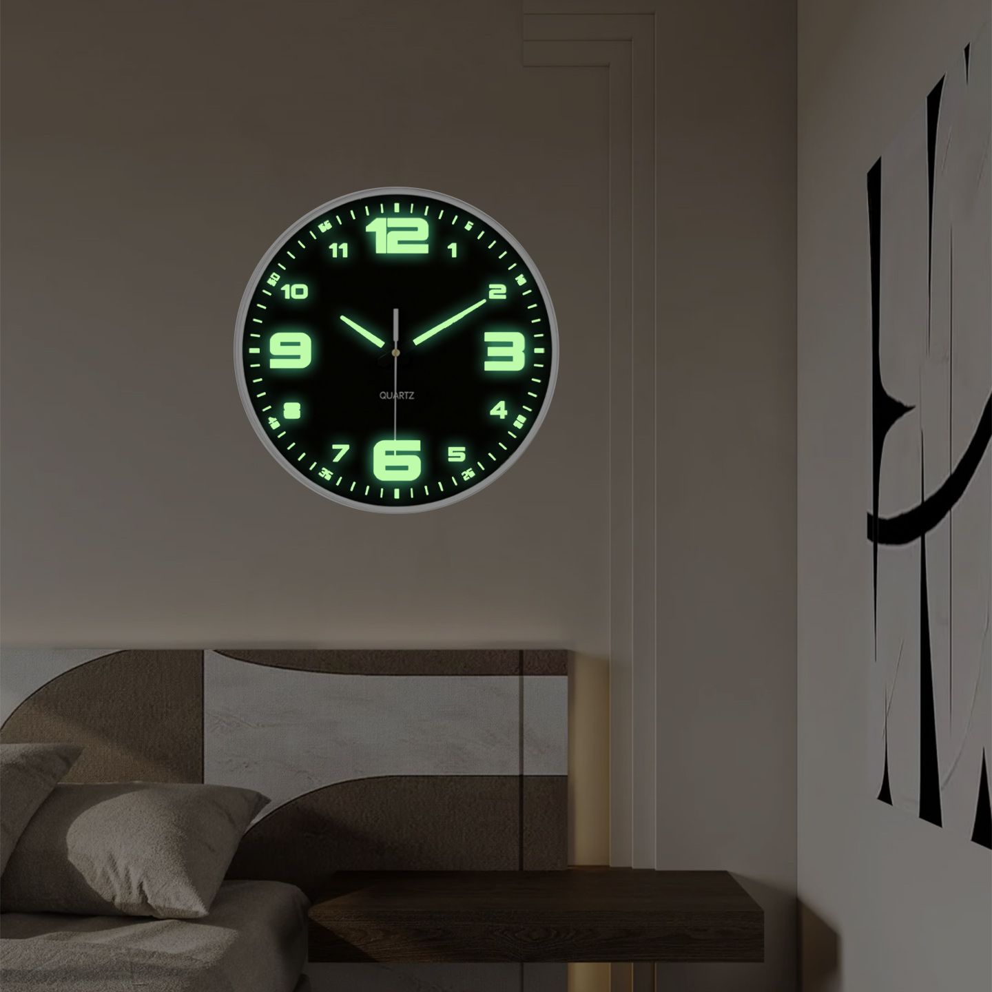 2026 New Night Glow Wall Clock - Interior Design Ideas review and price
