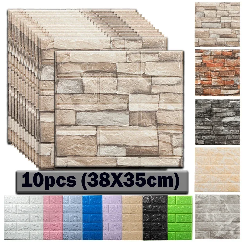 3D Foam Wall Decals Self-Adhes - Interior Design Living Room And Kitchen review and price