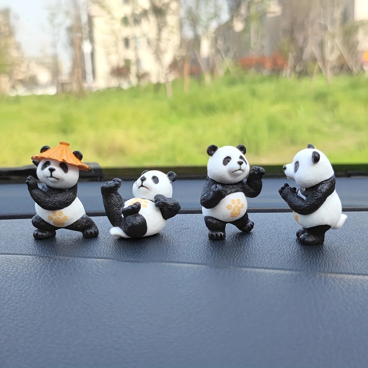4pcs/set Panda Design Car Orna - Interior Design Texture review and price