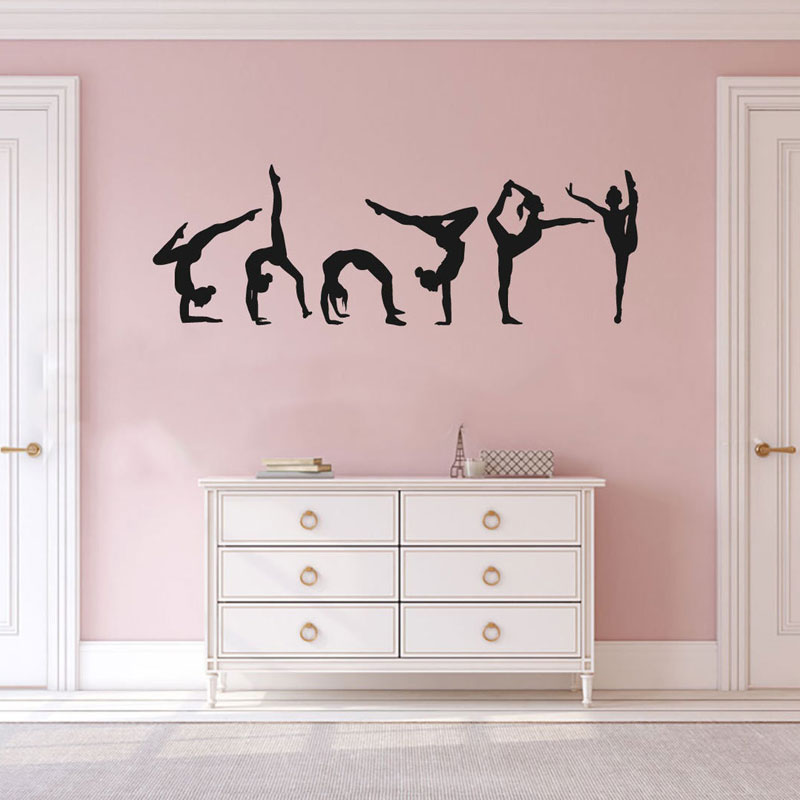 Set of 6 Gymnast Gymnastics Wa - Interior Design Ideas review and price