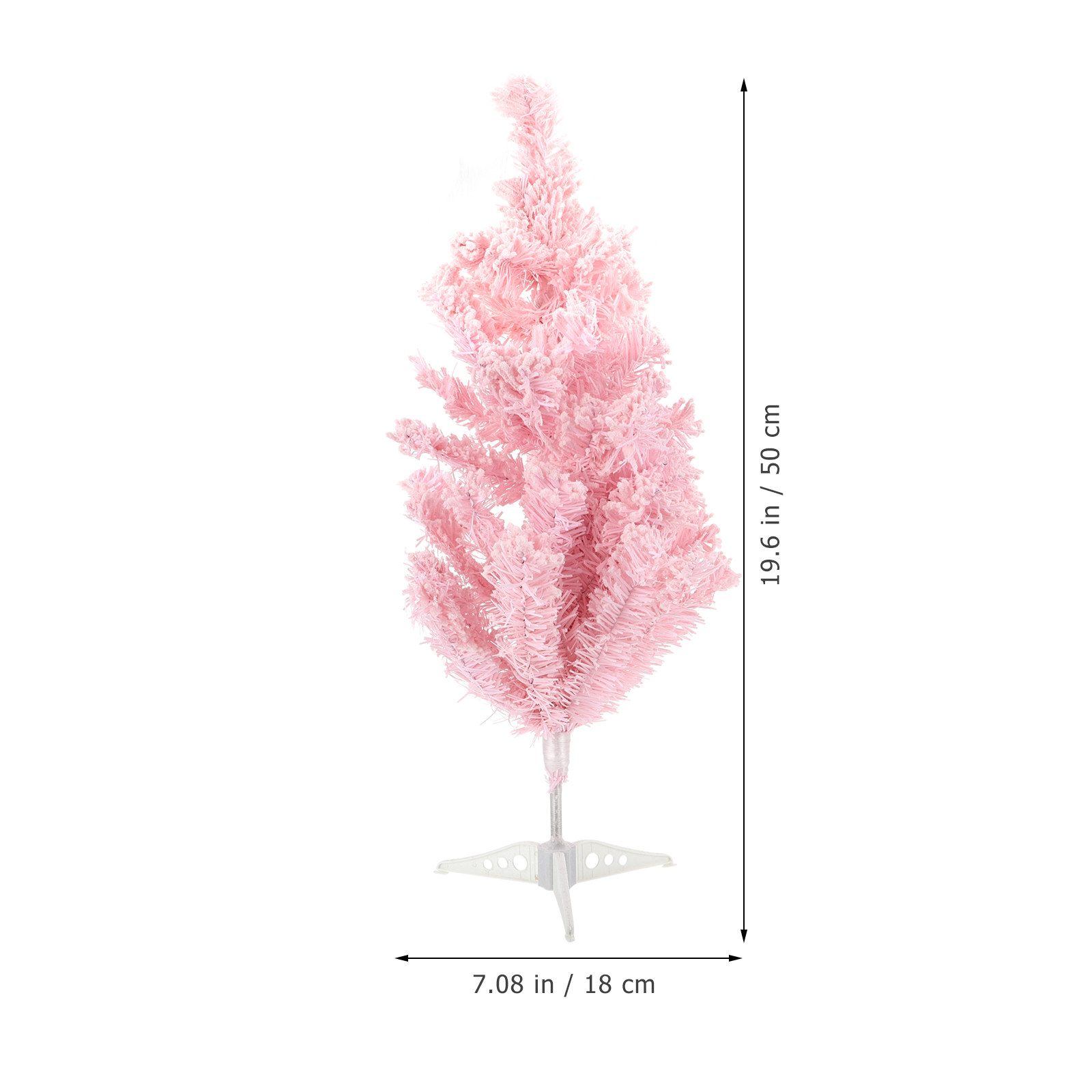 1Pcs Pink Flocking Christmas T - Interior Design Xmas review and price