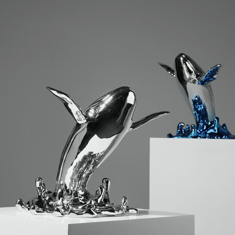 Creative Jumping Whale Sculptu - Interior Design Xmas review and price